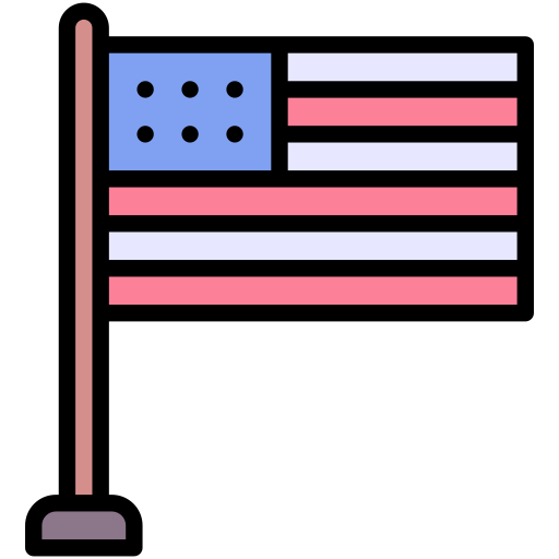 flaga usa Generic color lineal-color ikona