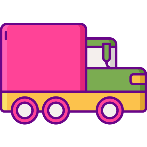 camion Flaticons Lineal Color icona