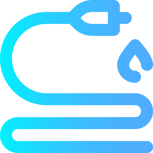 Water hose Super Basic Omission Gradient icon