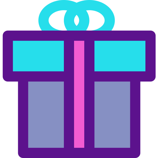 Gift box Darius Dan Lineal Color icon