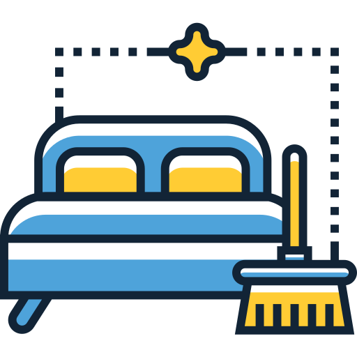 bett Flaticons Lineal Color icon