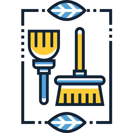 Cleaning tools Flaticons Lineal Color icon