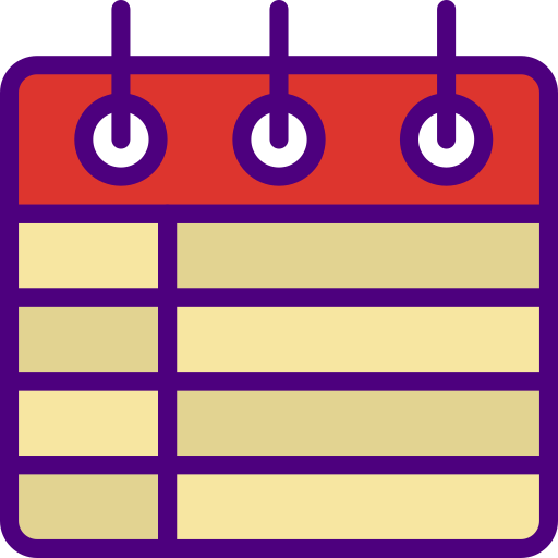 notizbuch prettycons Lineal Color icon