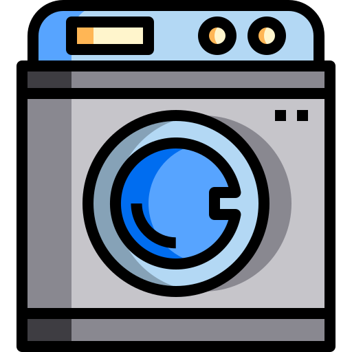 세탁기 Winnievizence Lineal color icon