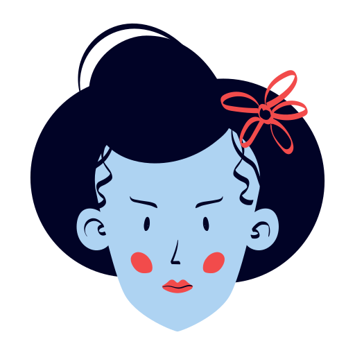geisha Generic Sticker Color Lineal Color icono