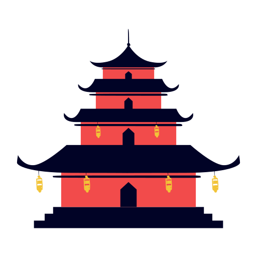 templo Generic Sticker Color Lineal Color icono