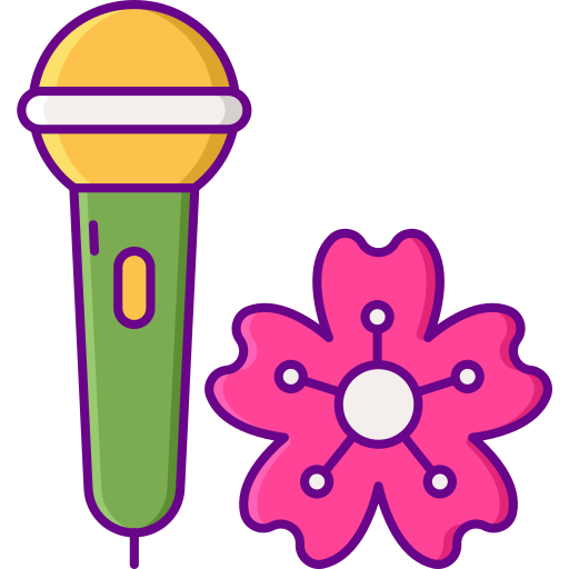 karaoke Flaticons Lineal Color icon