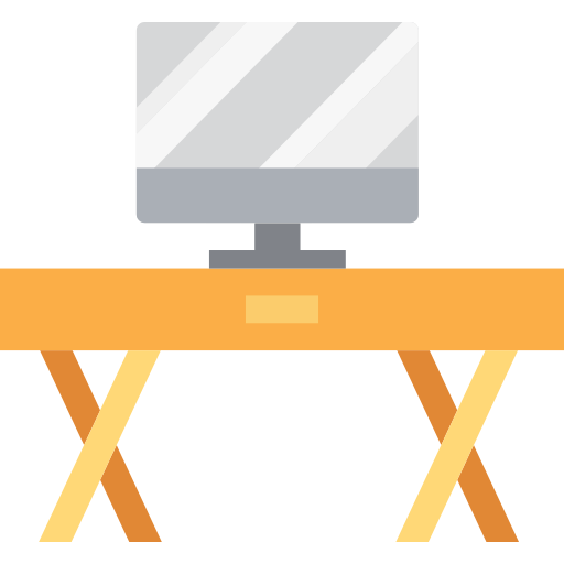 Desk Winnievizence Flat icon