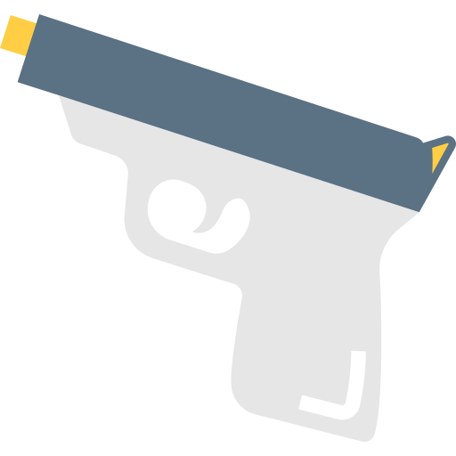 銃 Winnievizence Flat icon