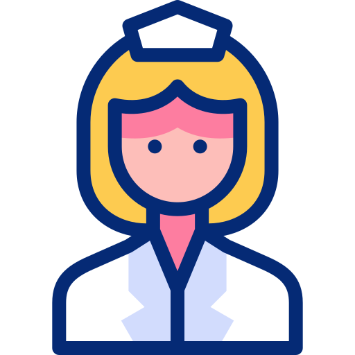 Nurse Basic Accent Lineal Color icon