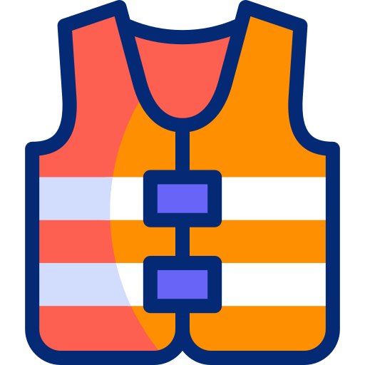 chalecos salvavidas Basic Accent Lineal Color icono
