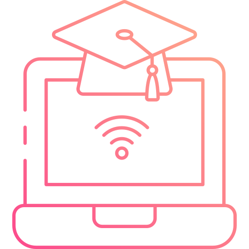 educación en línea Generic gradient outline icono