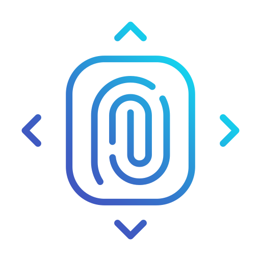 biometrische identifizierung Generic gradient outline icon