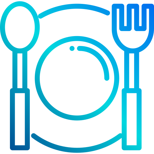 Restaurante xnimrodx Lineal Gradient icono