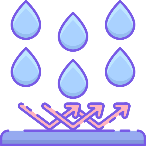 Репеллент от дождя Flaticons Lineal Color иконка