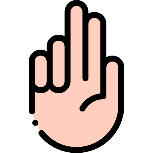 hand Detailed Rounded Lineal color icon