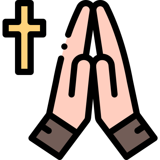 Prayer Detailed Rounded Lineal color icon