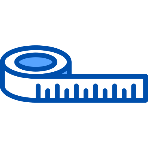 Measure tape xnimrodx Blue icon