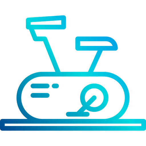 Stationary bicycle xnimrodx Lineal Gradient icon