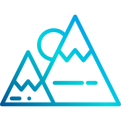 Mountains xnimrodx Lineal Gradient icon