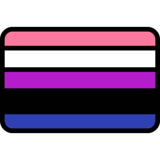 Genderfluid Generic color lineal-color icon
