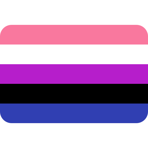 Genderfluid Generic color fill icon