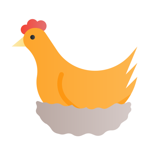 Chicken Generic gradient fill icon