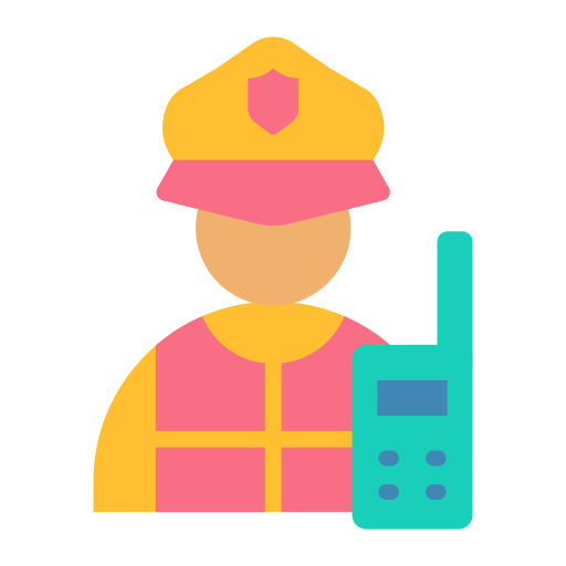 Security officer Generic color fill icon