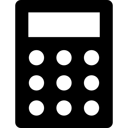 calculatrice Vector Market Fill Icône