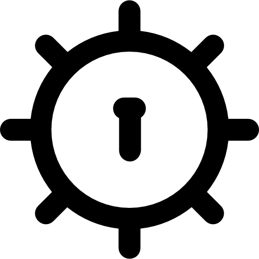 Keyhole Vector Market Bold Rounded icon