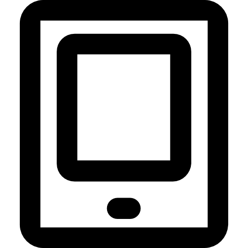 tableta Vector Market Bold Rounded icono