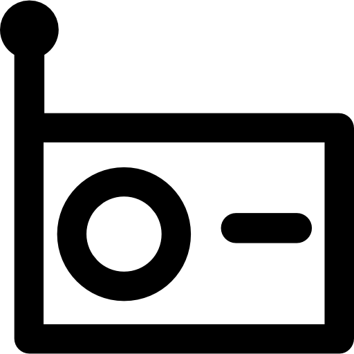 radio Vector Market Bold Rounded icono