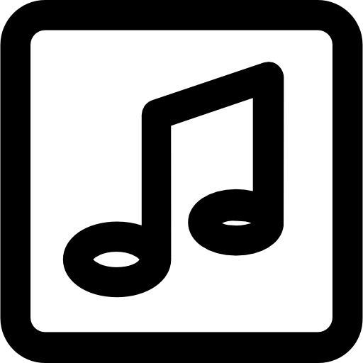 musik note Vector Market Bold Rounded icon