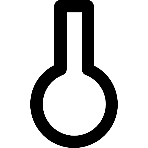termometr Vector Market Bold Rounded ikona