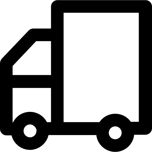 Delivery truck Vector Market Bold Rounded icon