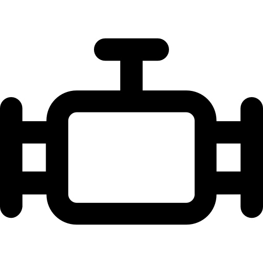 Oil valve Vector Market Bold Rounded icon