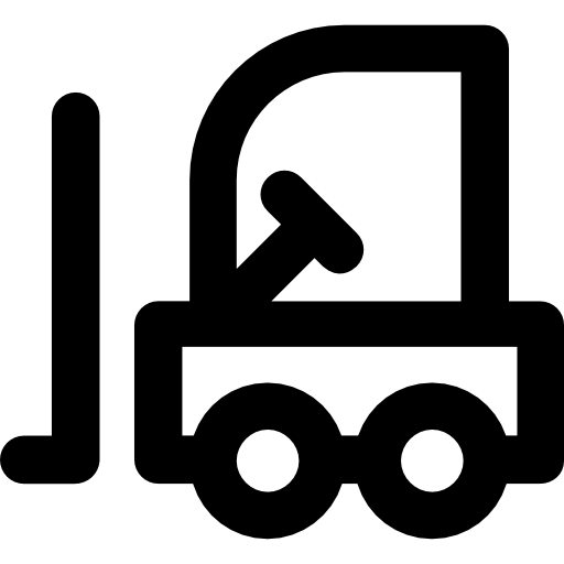 Forklift Vector Market Bold Rounded icon