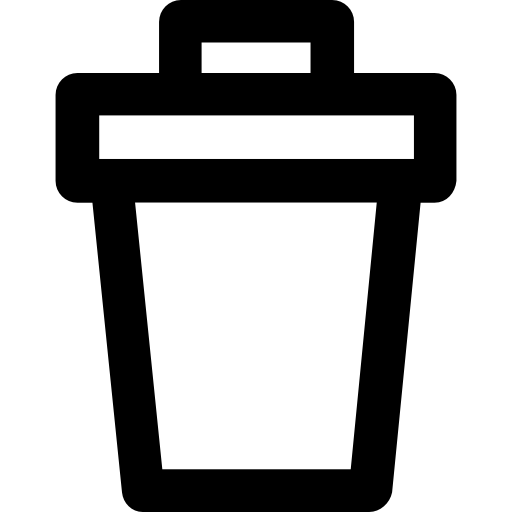 Garbage Vector Market Bold Rounded icon