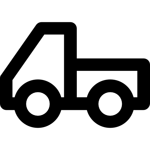camion delle consegne Vector Market Bold Rounded icona