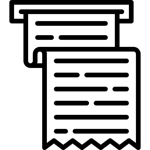 Invoice Detailed Straight Lineal icon