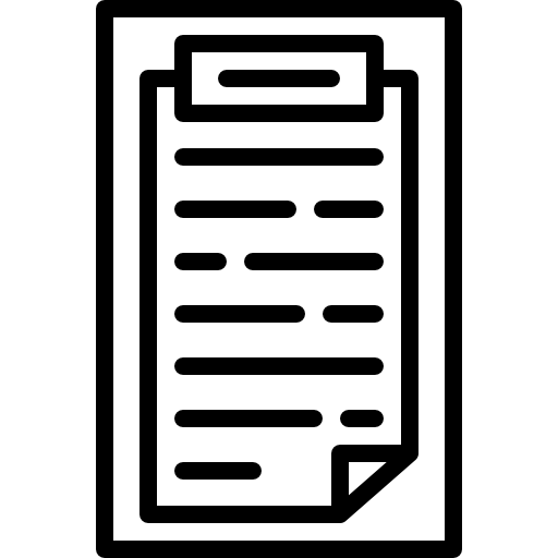 メモ帳 Detailed Straight Lineal icon