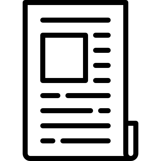 Document Detailed Straight Lineal icon