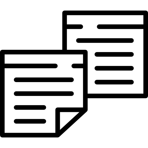 notatki Detailed Straight Lineal ikona