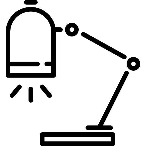 램프 Detailed Straight Lineal icon