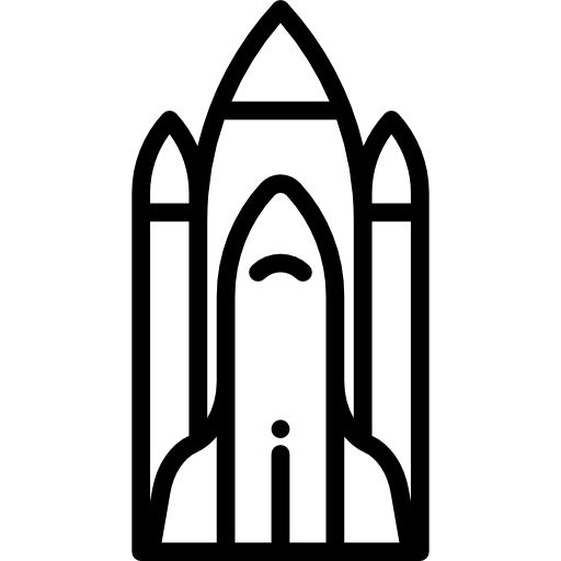 cohete espacial Special Lineal icono