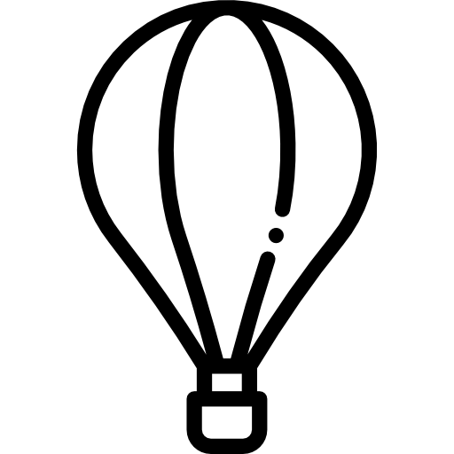 balão de ar quente Special Lineal Ícone