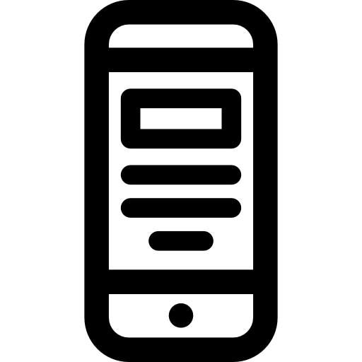 smartphone Curved Lineal icon