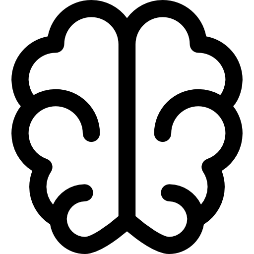 뇌 Curved Lineal icon