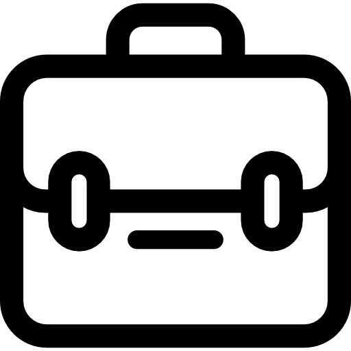 Briefcase Curved Lineal icon