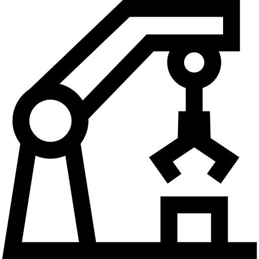 brazo mecanico Basic Straight Lineal icono